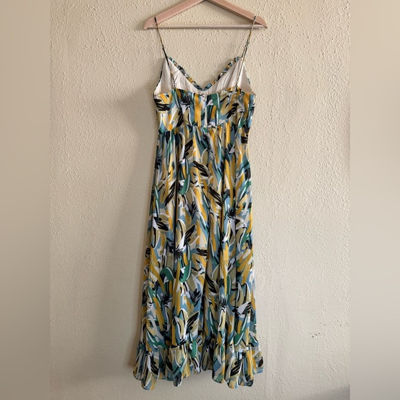 Indikah | Corset Maxi Ruffle Slip Dress - Size L - Picture 5 of 6